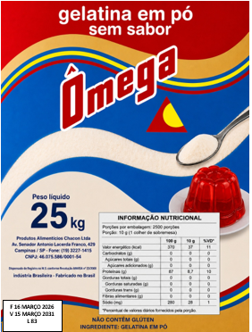 gelatina 25kg